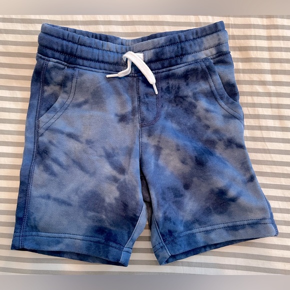 Old Navy Boys Blue and White Tie Dye Cotton Shorts Size 5T - Picture 3 of 3